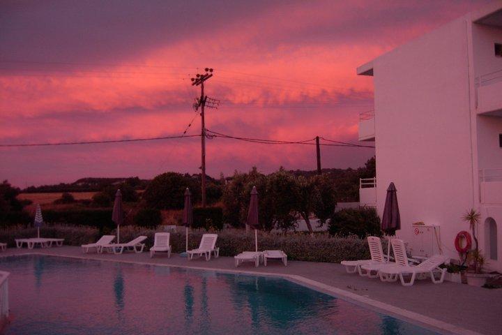 Alkmini Hotel Theológos Exteriér fotografie